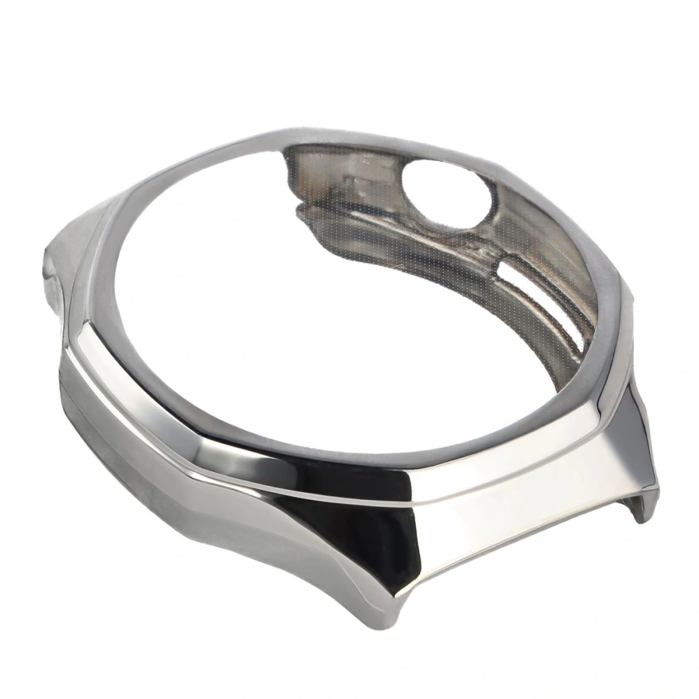 Etui z osłoną ekranu Bizon Case Watch Felipe do Huawei Watch GT6 Pro 46mm srebrne