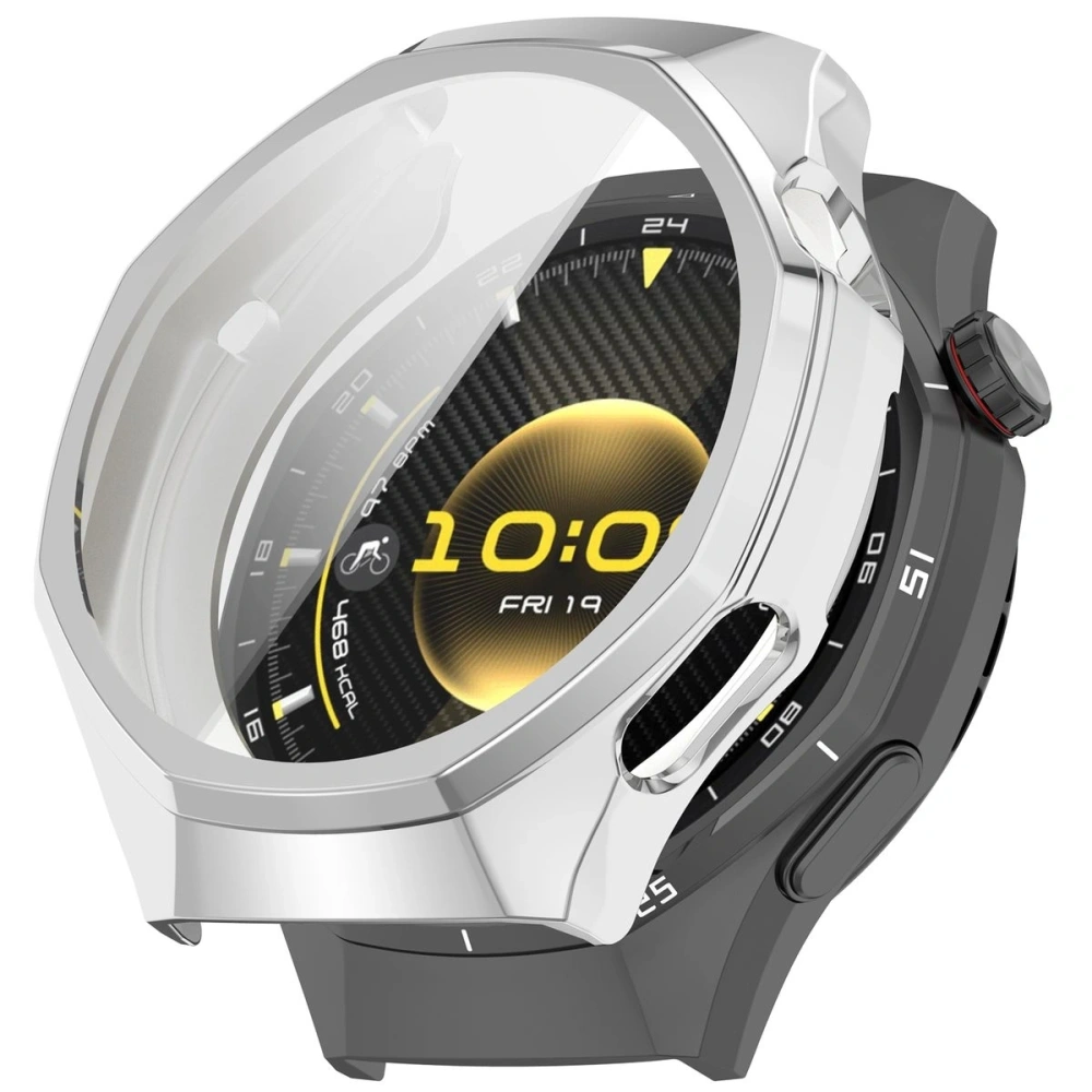 Etui z osłoną ekranu Bizon Case Watch Felipe do Huawei Watch GT6 Pro 46mm srebrne