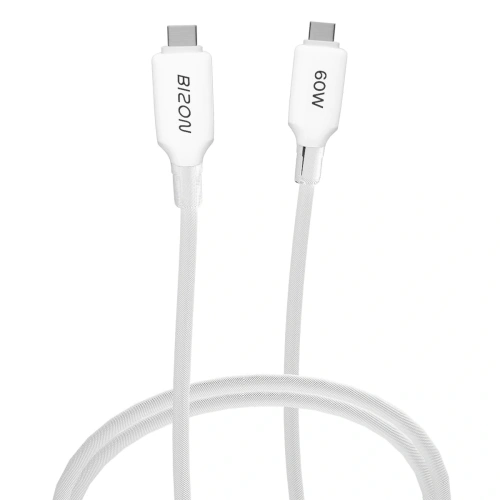 Kabel z oplotem Bizon Cable C354 USB-C / USB-C 60W 1m