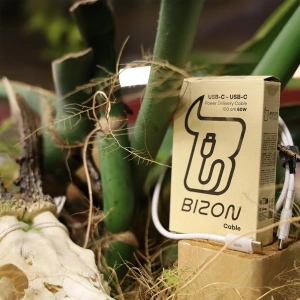 Kabel z oplotem Bizon Cable C354 USB-C / USB-C 60W 1m