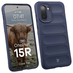 Pancerne etui Bizon Case Tur do OnePlus 15R granatowe