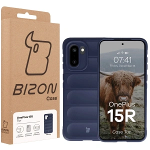 Pancerne etui Bizon Case Tur do OnePlus 15R granatowe