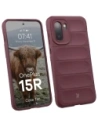 Pancerne etui Bizon Case Tur do OnePlus 15R burgundowe