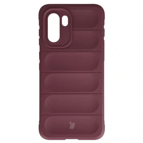 Pancerne etui Bizon Case Tur do OnePlus 15R burgundowe