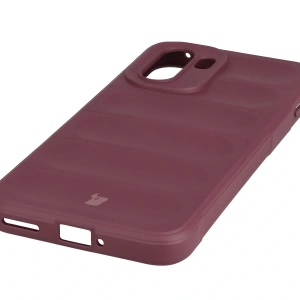 Pancerne etui Bizon Case Tur do OnePlus 15R burgundowe