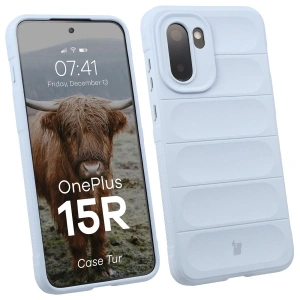 Pancerne etui Bizon Case Tur do OnePlus 15R jasnoniebieskie