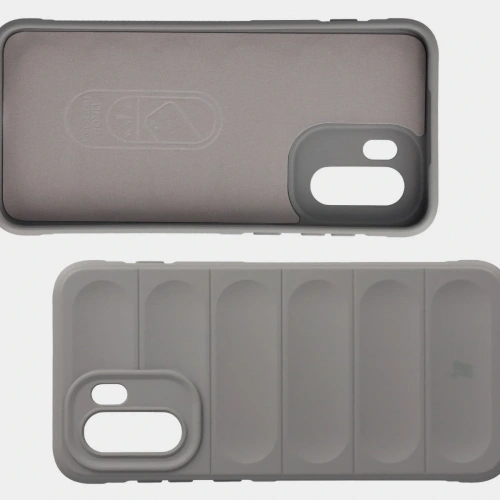 Pancerne etui Bizon Case Tur do OnePlus 15R jasnoszare