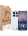 Etui Bizon Case Angelo do Xiaomi 17 półprzezroczyste z beżową ramką