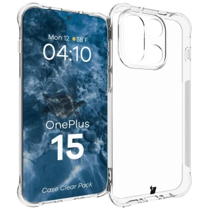 Elastyczne etui + 2x folia na ekran Bizon Case Clear Pack do OnePlus 15