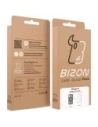 Etui z pierścieniem magnetycznym + szkło hartowane Bizon MatteO Pack do Apple iPhone 17 przydymione-czarne