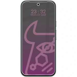 Prywatyzujące szkło hybrydowe Bizon Glass Mule Shadow do Google Pixel 10 Pro XL matowe