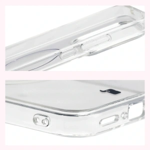 Etui z pierścieniem magnetycznym Bizon Case CrystalO do Realme GT 8 Pro przezroczyste