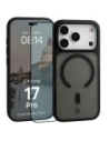 Etui z pierścieniem magnetycznym + szkło hartowane Bizon MatteO Pack do Apple iPhone 17 Pro przydymione-czarne