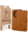 Etui z klapką Bizon Case Pocket do Honor Magic8 Lite brązowe