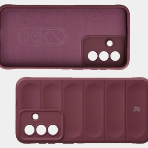 Pancerne etui Bizon Case Tur do Samsung Galaxy A57 5G burgundowe