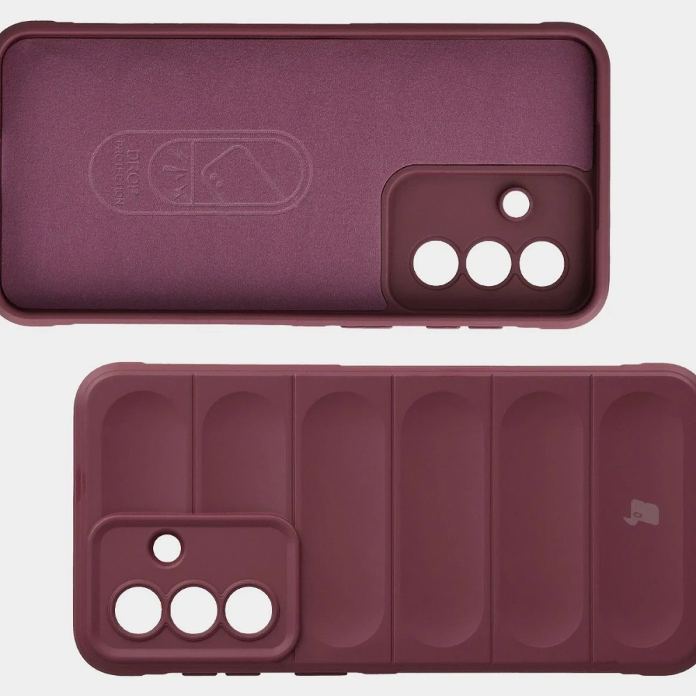 Pancerne etui Bizon Case Tur do Samsung Galaxy A57 5G burgundowe