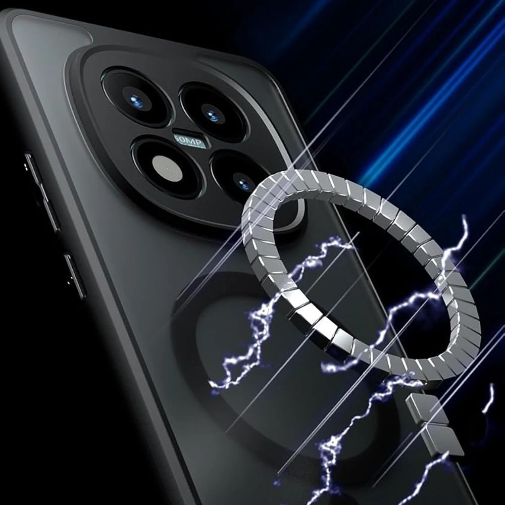 Etui Tech-Protect Magmat MagSafe do Xiaomi Poco M8 Pro / Redmi Note 15 Pro+ Plus 5G Matte Black