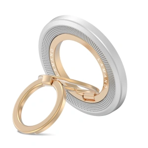 Uchwyt magnetyczny na palec Tech-Protect MMR700 Lamano Magnetic MagSafe Phone Ring Titanium/gold