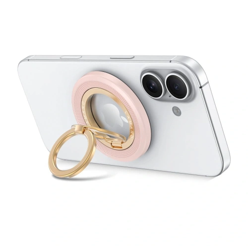 Uchwyt magnetyczny na palec Tech-Protect MMR700 Lamano Magnetic MagSafe Phone Ring Pink/gold