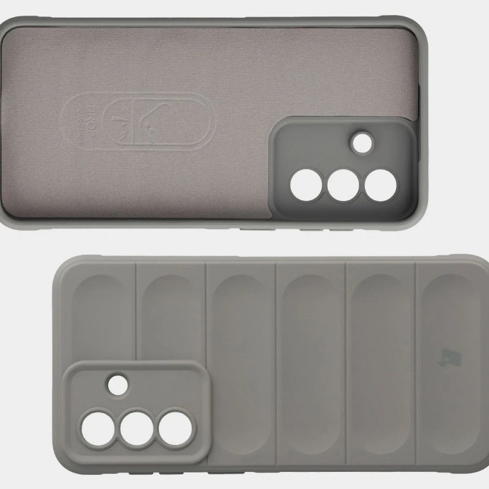 Pancerne etui Bizon Case Tur do Samsung Galaxy A57 5G jasnoszare