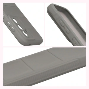 Pancerne etui Bizon Case Tur do Samsung Galaxy A57 5G jasnoszare