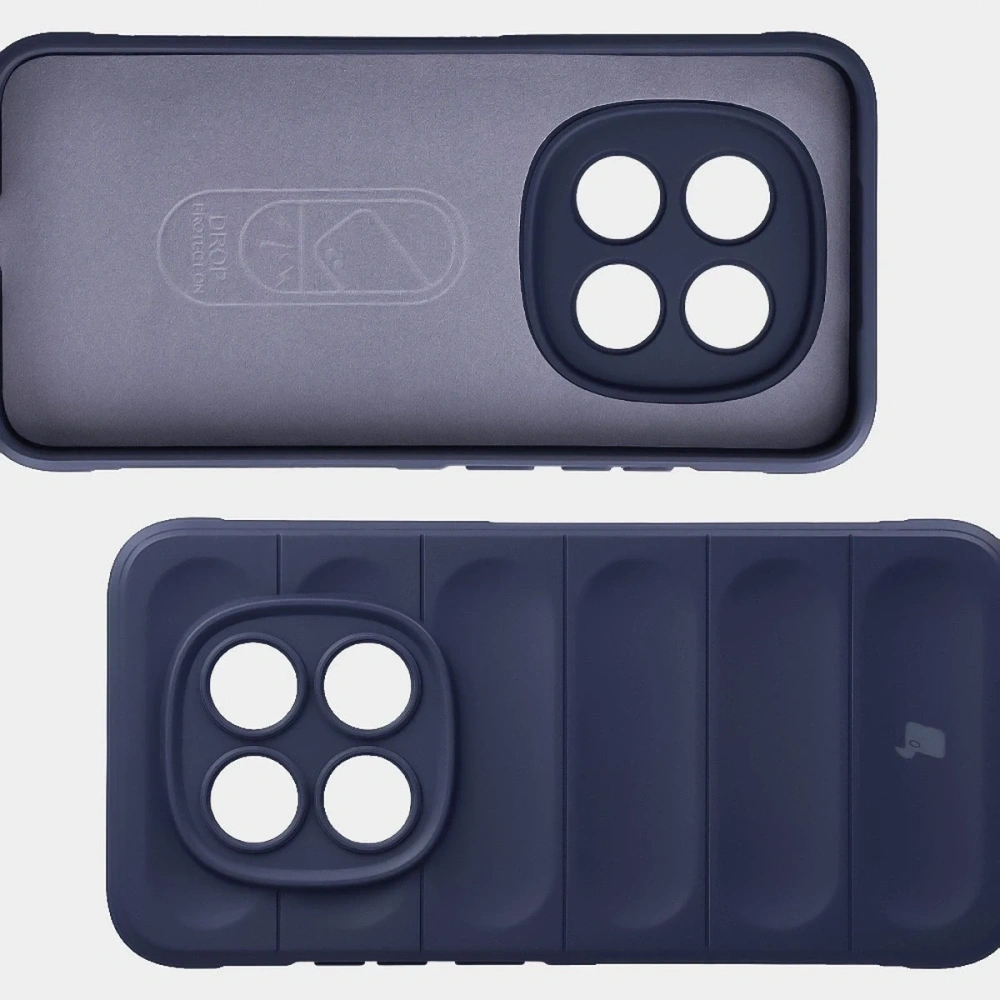 Pancerne etui Bizon Case Tur do Xiaomi Redmi Note 15 Pro 5G granatowe