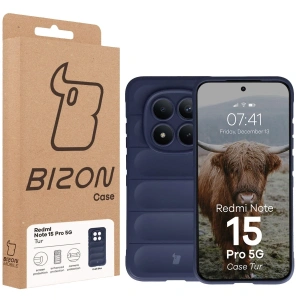 Pancerne etui Bizon Case Tur do Xiaomi Redmi Note 15 Pro 5G granatowe
