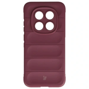 Pancerne etui Bizon Case Tur do Xiaomi Redmi Note 15 Pro 5G burgundowe