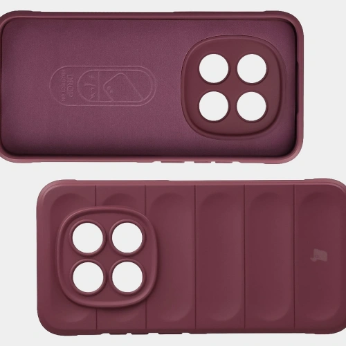 Pancerne etui Bizon Case Tur do Xiaomi Redmi Note 15 Pro 5G burgundowe