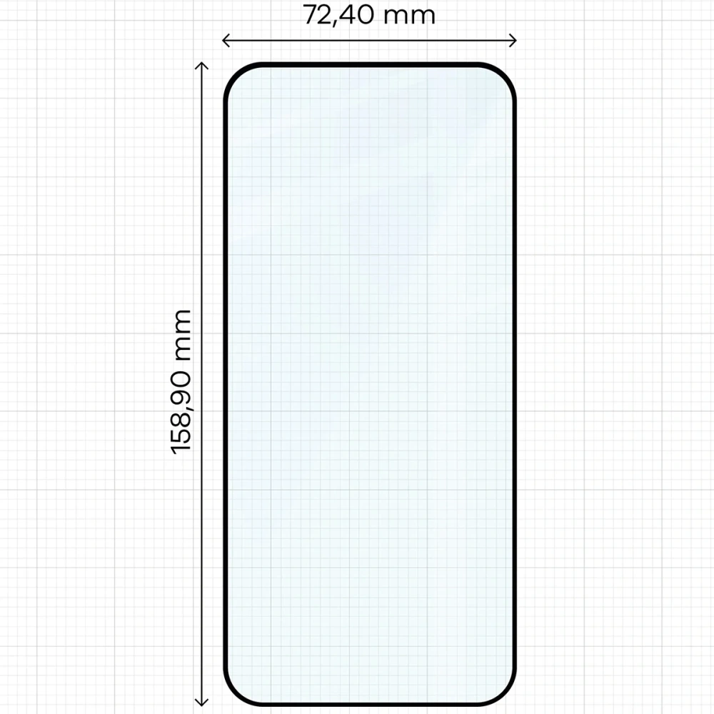 Szkło hartowane Bizon Glass Edge 2 do Honor Magic8 Lite czarna ramka