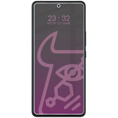 Prywatyzujące szkło hybrydowe Bizon Glass Mule Shadow do Asus ROG Phone 9 Pro matowe