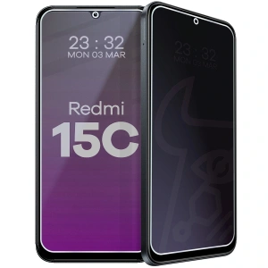 Prywatyzujące szkło hybrydowe Bizon Glass Mule Shadow do Xiaomi Redmi 15C 4G matowe