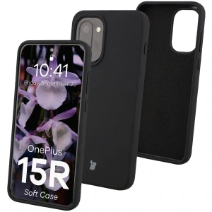 Silikonowe etui Bizon Soft Case do OnePlus 15R czarne