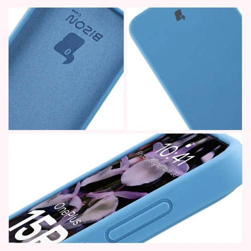 Silikonowe etui Bizon Soft Case do OnePlus 15R niebieskie