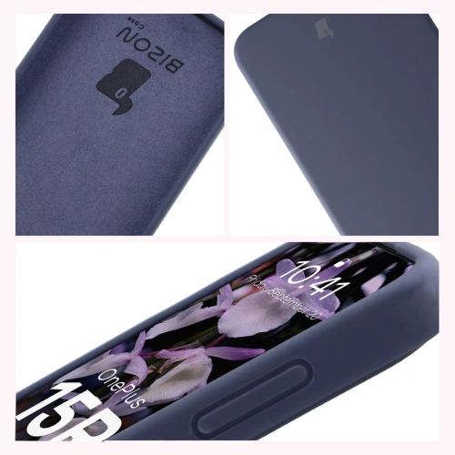 Silikonowe etui Bizon Soft Case do OnePlus 15R ciemnoniebieskie
