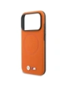 Etui BMW M FW Logo Metal MagSafe do Apple iPhone 17 Pro pomarańczowy