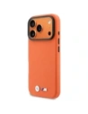 Etui BMW M Metal Logo MagSafe do Apple iPhone 17 Pro Max pomarańczowy