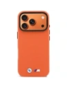 Etui BMW M Metal Logo MagSafe do Apple iPhone 17 Pro pomarańczowy