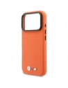 Etui BMW M Metal Logo MagSafe do Apple iPhone 17 Pro pomarańczowy