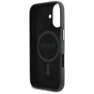 Etui Guess 4G Script MagSafe do Apple iPhone 17 czarny