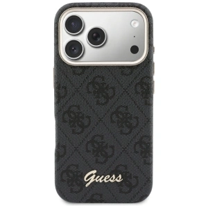 Etui Guess 4G Script MagSafe do Apple iPhone 17 Pro Max czarny