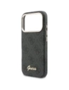 Etui Guess 4G Script MagSafe do Apple iPhone 17 Pro Max czarny