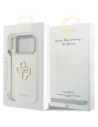 Etui Guess FW Resin Logo do Apple iPhone 17 Pro beżowy