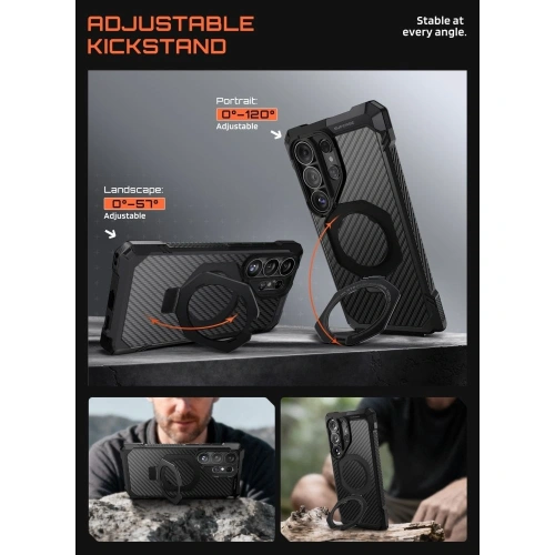 Etui Supcase Unicorn Beetle Grip Mag MagSafe do Samsung Galaxy S26 Ultra Aramid