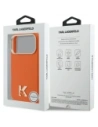 Etui Karl Lagerfeld Karl Head Logo MagSafe do Apple iPhone 17 Pro Max pomarańczowy