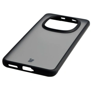 Etui Bizon Case Angelo do Xiaomi Redmi Note 15 / POCO M8 5G przydymione z czarną ramką