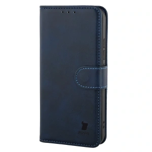 Etui z klapką Bizon Case Pocket do Xiaomi 17 granatowe