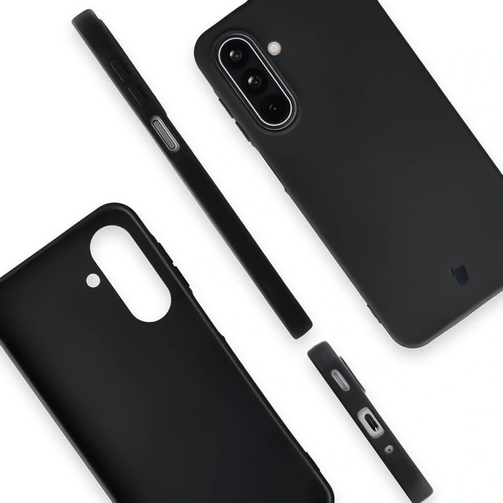 Etui z recyklingu Bizon Case ReLeaf do Samsung Galaxy A17 5G czarne