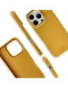 Etui z recyklingu Bizon Case ReLeaf do Apple iPhone 16 Pro ciemnożółte