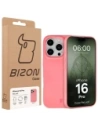 Etui z recyklingu Bizon Case ReLeaf do Apple iPhone 16 Pro różowe